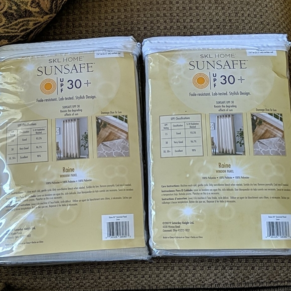 Skl home sunsafe curtains - Picture 4 of 4